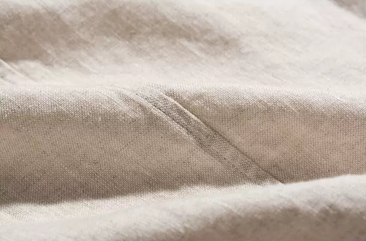 Women’s 100% Linen Casual Blazer Lightweight Artistic Loose-Fit Long Sleeve Jacket