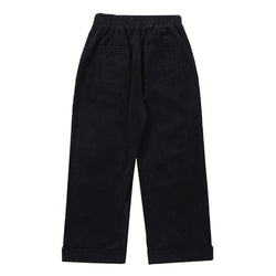 Cute Girl's Cat Paw Embroidery Corduroy Trousers Leg Pants Cropped Pants