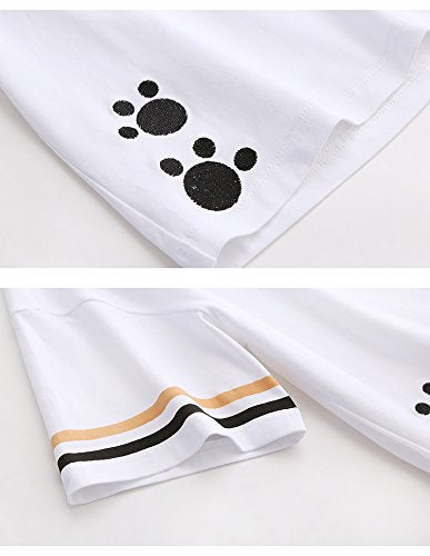 Cute Dog Pocket T-Shirt Women’s Kawaii Shiba Inu Print Short Sleeve Tee Top Casual Loose Summer Shirt