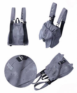Harajuku Rabbit Ear Cotton Backpack Kawaii Dual-Use Shoulder Bag for Girls