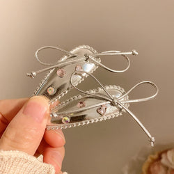 Kawaii Crystal Hair Clips for Girls – Cute Star, Butterfly, Heart, Bow, Flower Barrettes – Korean Style Metal Hair Accessories