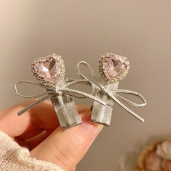 Kawaii Crystal Hair Clips for Girls – Cute Star, Butterfly, Heart, Bow, Flower Barrettes – Korean Style Metal Hair Accessories