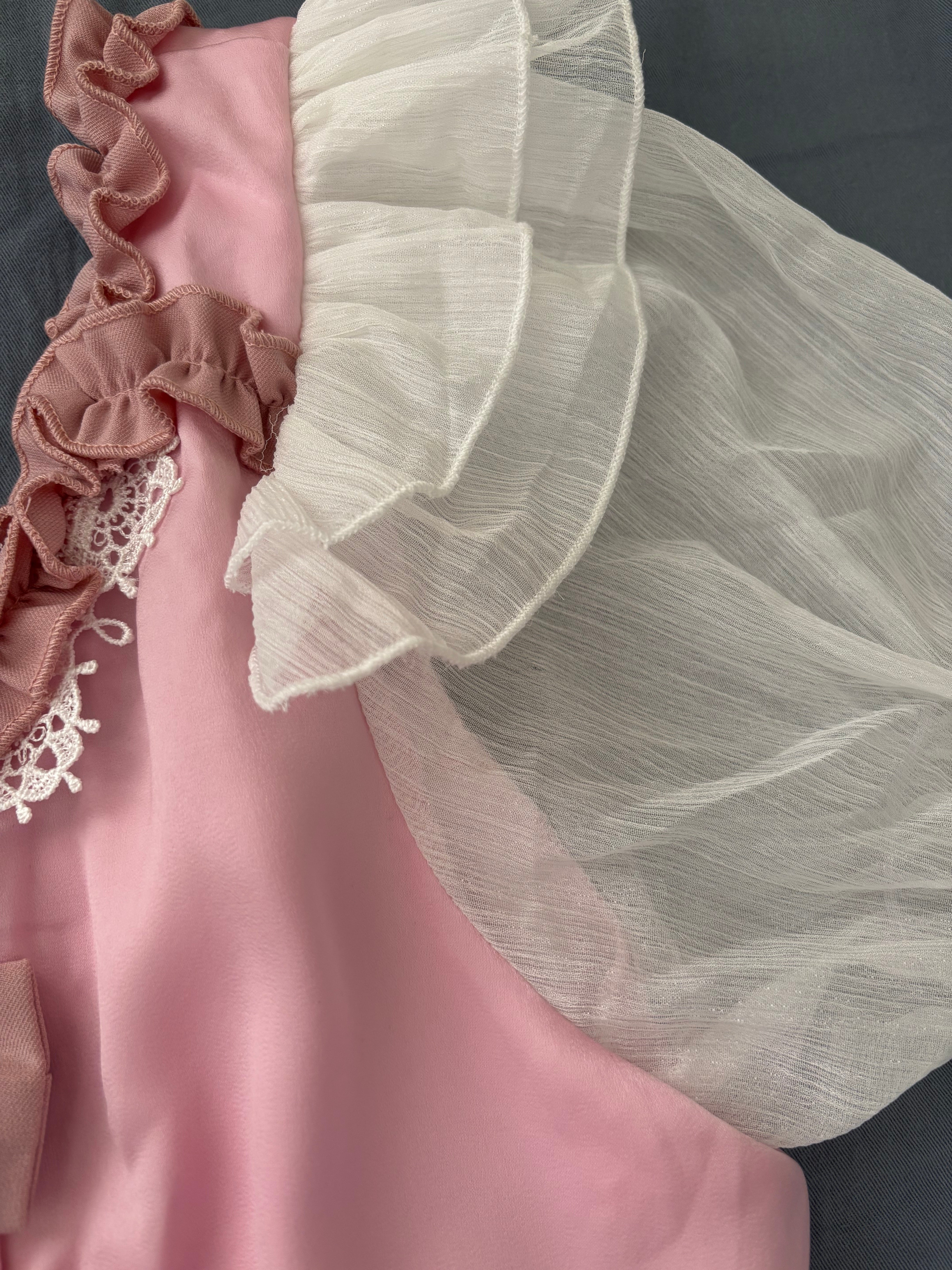 Cute Lolita Kawaii Dress for Teens Sweet Lace Bow High Waist A Line Cocktail Party Dresses