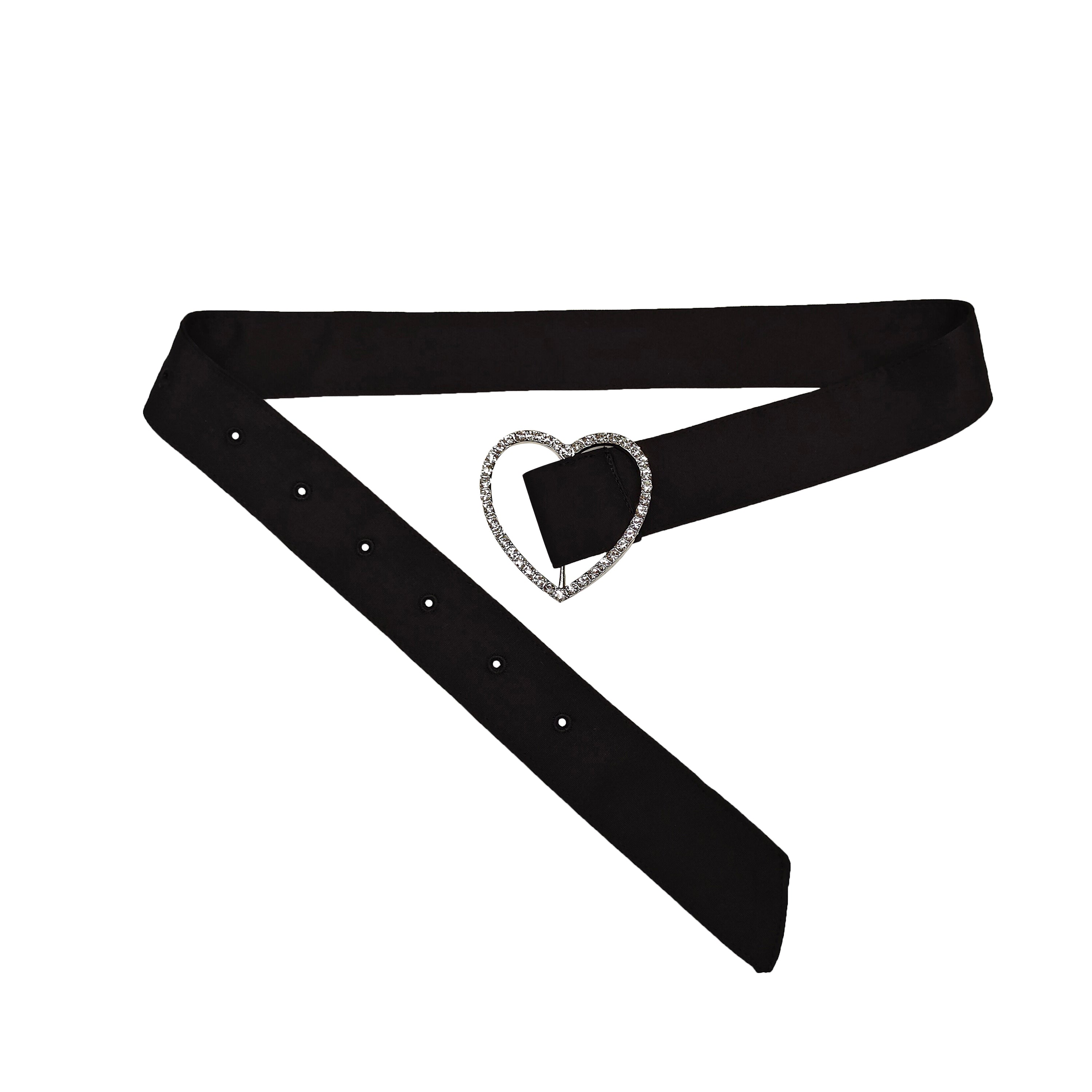 Gothic Lolita Suspender Skirt with Heart Buckles & Hair Bow High Waist Pleated Kawaii Mini Skirt