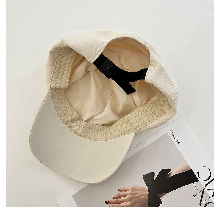 Kawaii Cat Ear Paw Embroidery Baseball Cap Japanese Y2K Style Adjustable Hat for Women