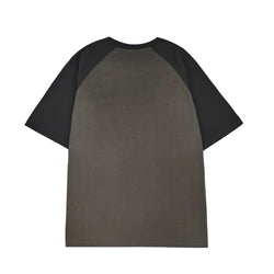 Anime Girl Graphic T-Shirt Oversized Japanese Streetwear Style Fox Mask Tops Black