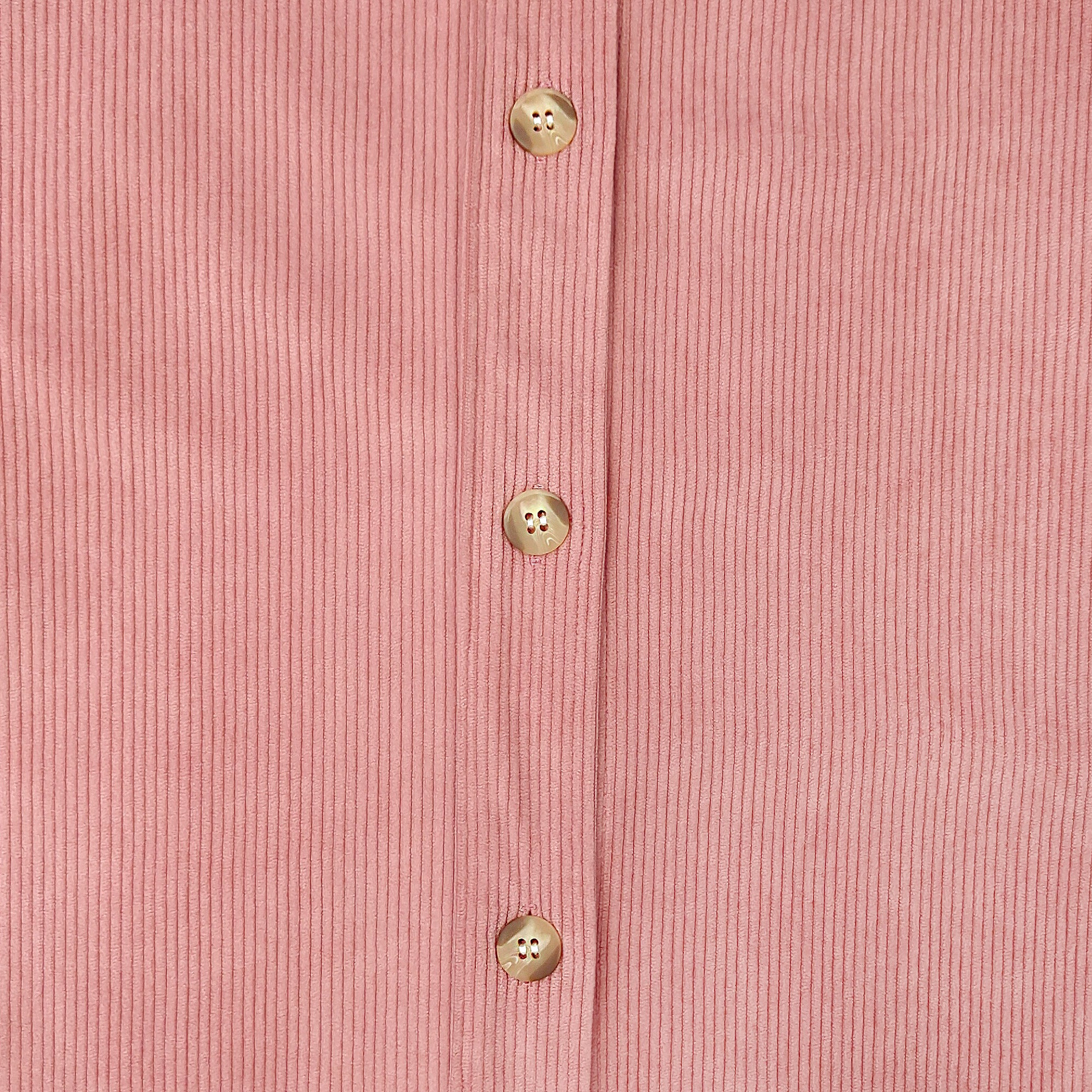 Kawaii Corduroy Button-Up Shirt Women’s Oversized Cartoon Embroidered Jacket Top