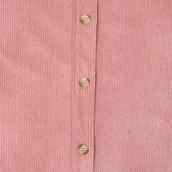 Kawaii Corduroy Button-Up Shirt Women’s Oversized Cartoon Embroidered Jacket Top