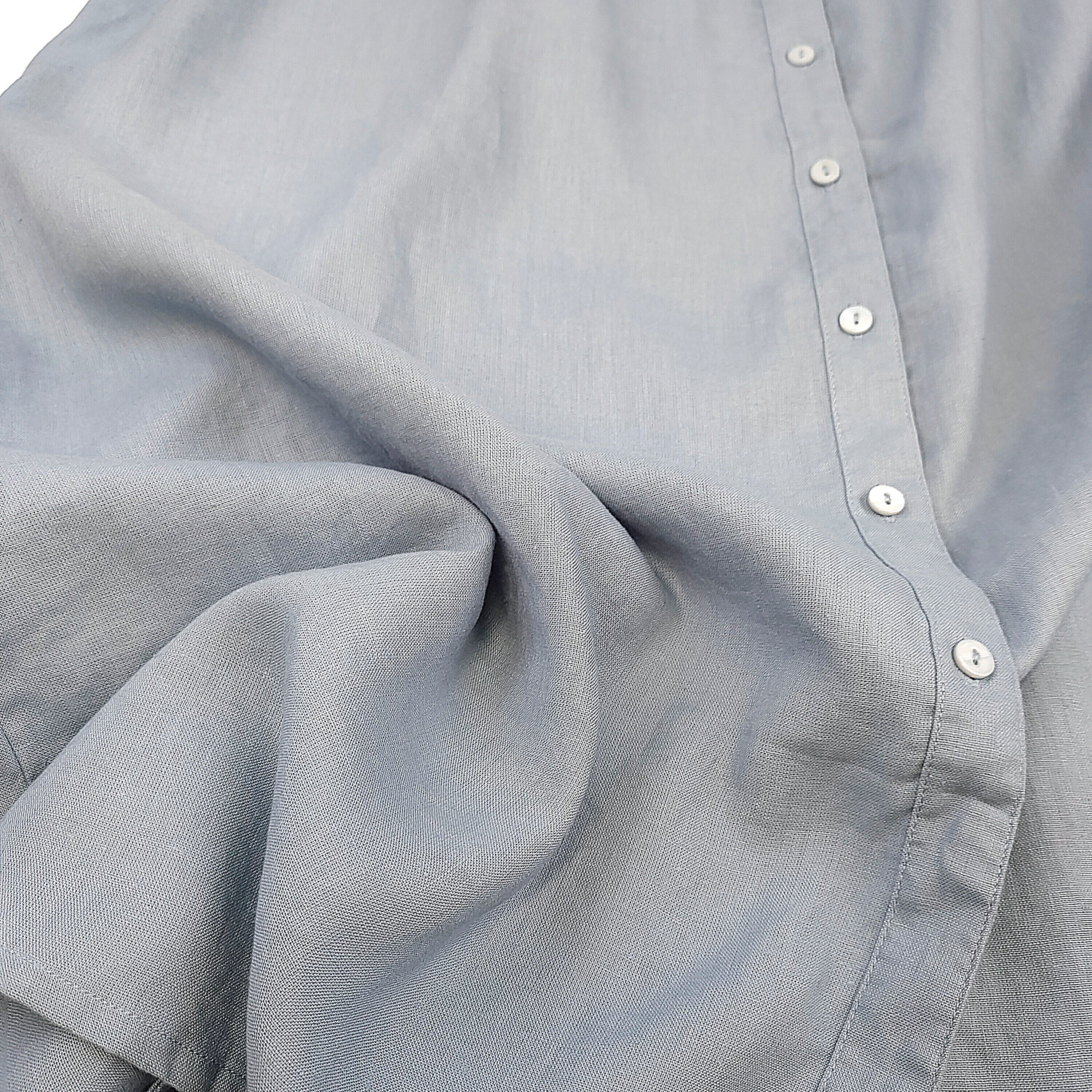 Women’s Sleeveless Cotton Linen Party Dress – Button Down A-Line Summer Midi Dress