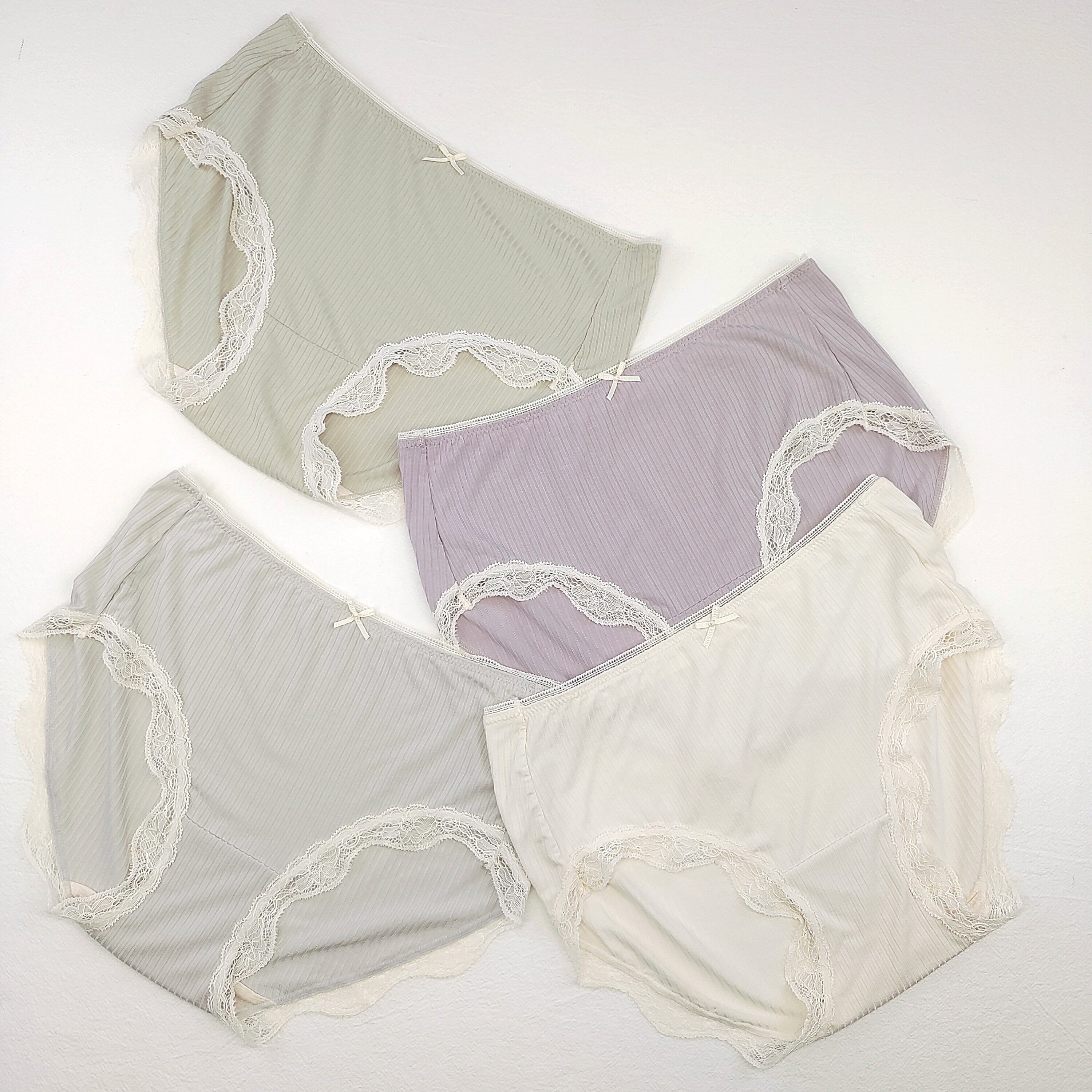 Girls Brief Cute Hipster Stretch Underwear Female Multipack 4 Pack