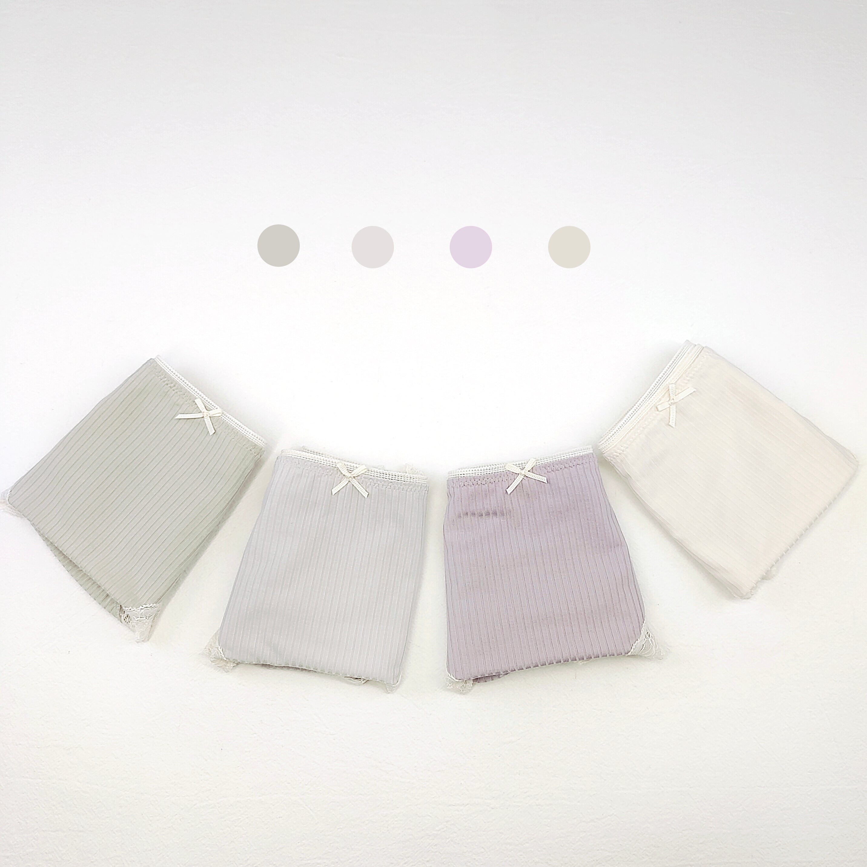 Girls Brief Cute Hipster Stretch Underwear Female Multipack 4 Pack