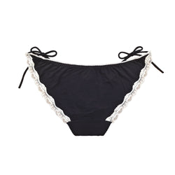 5 Packs Black Lace Embroidery Innerwear for Women New Arrived Stitching Bowknot Briefs