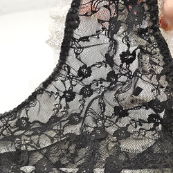 5 Packs Black Lace Embroidery Innerwear for Women New Arrived Stitching Bowknot Briefs