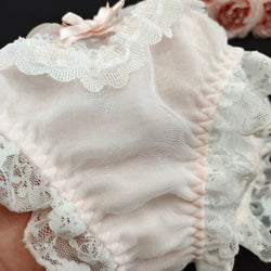 Woman's Panties With Bow Good Quality Sexy Floral Embroidered Lace Briefs 2 Packs