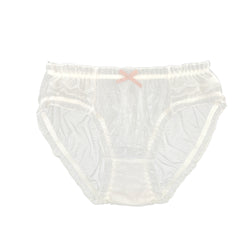 Women Comfortable Summer Briefs Lovely Bow Lace Panties for Ladies Soft 3 Packs