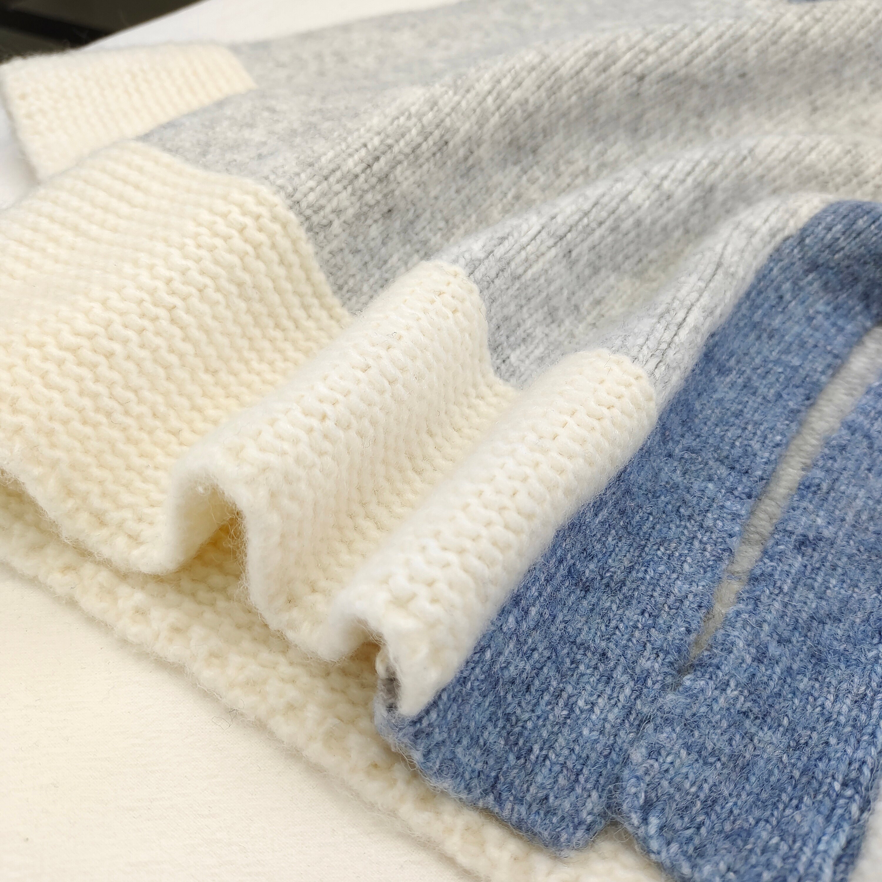 Cozy Wool Blend Open Cardigan Loose Fit Shawl Sweater Soft Knit Autumn Layering Outerwear for Women