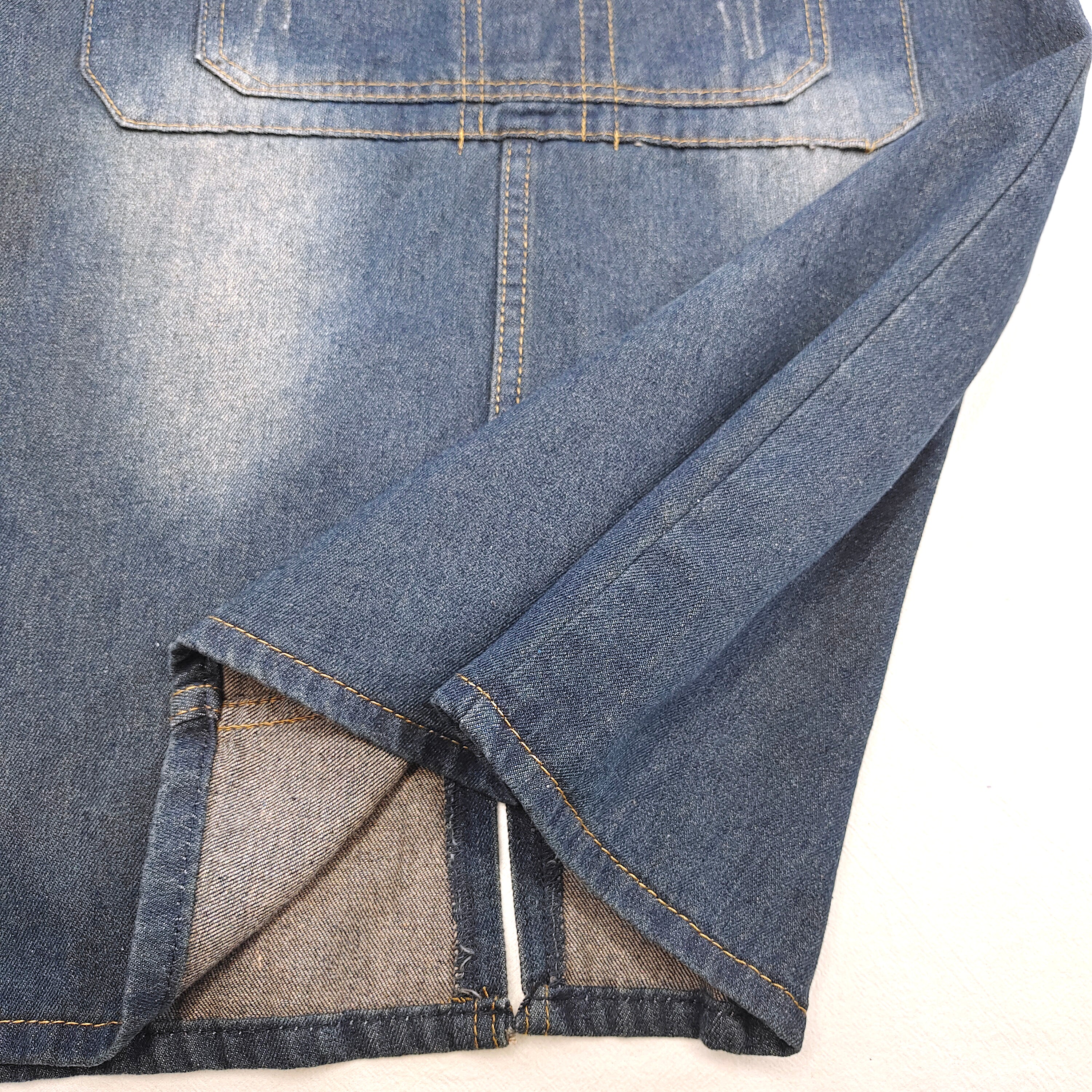 Women’s Denim Overall Vintage Pinafore Jean Jumper Skirt Casual Korean College Style