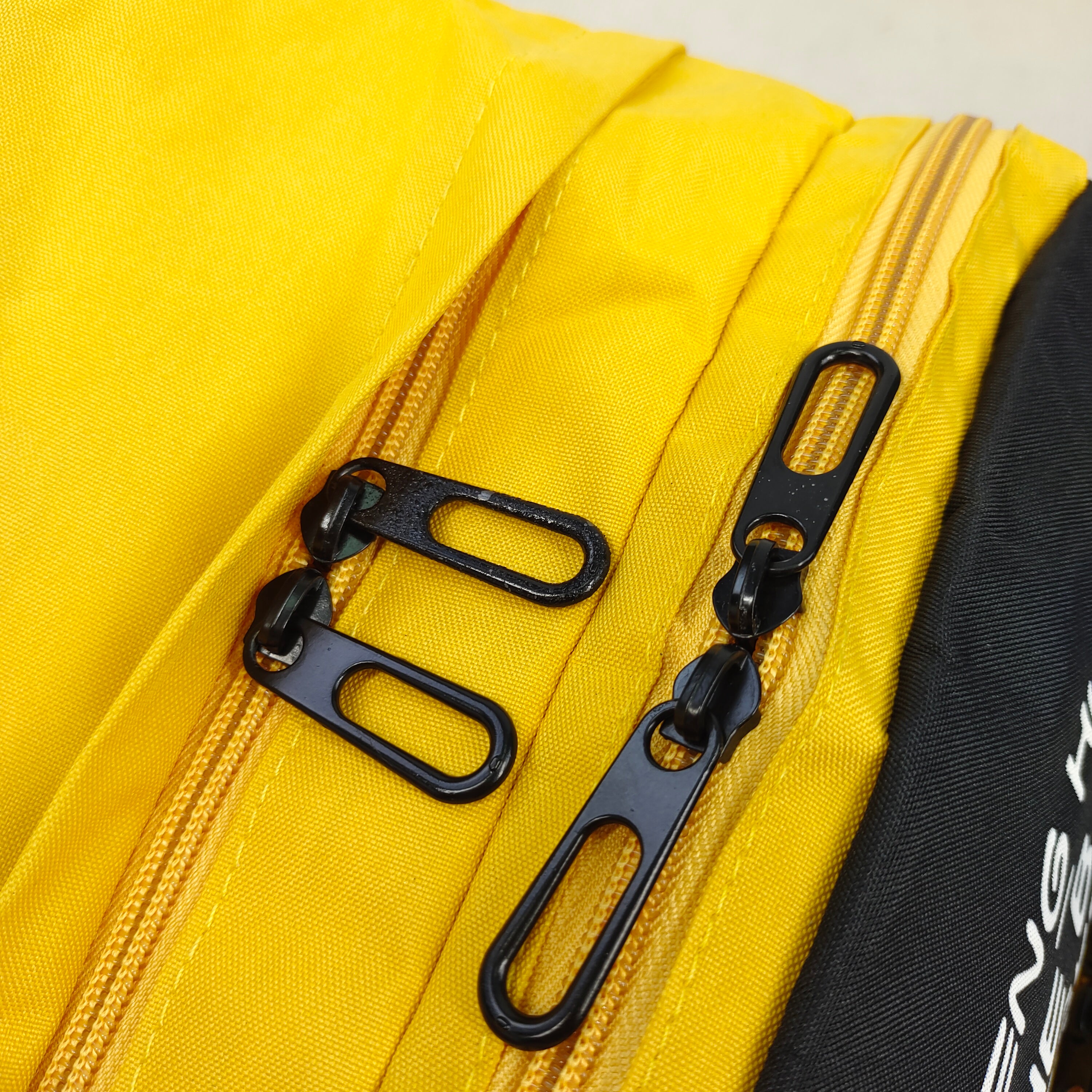 Large Capacity Yellow Backpack Multipurpose School Bag Laptop Travel Bookbag for Teens