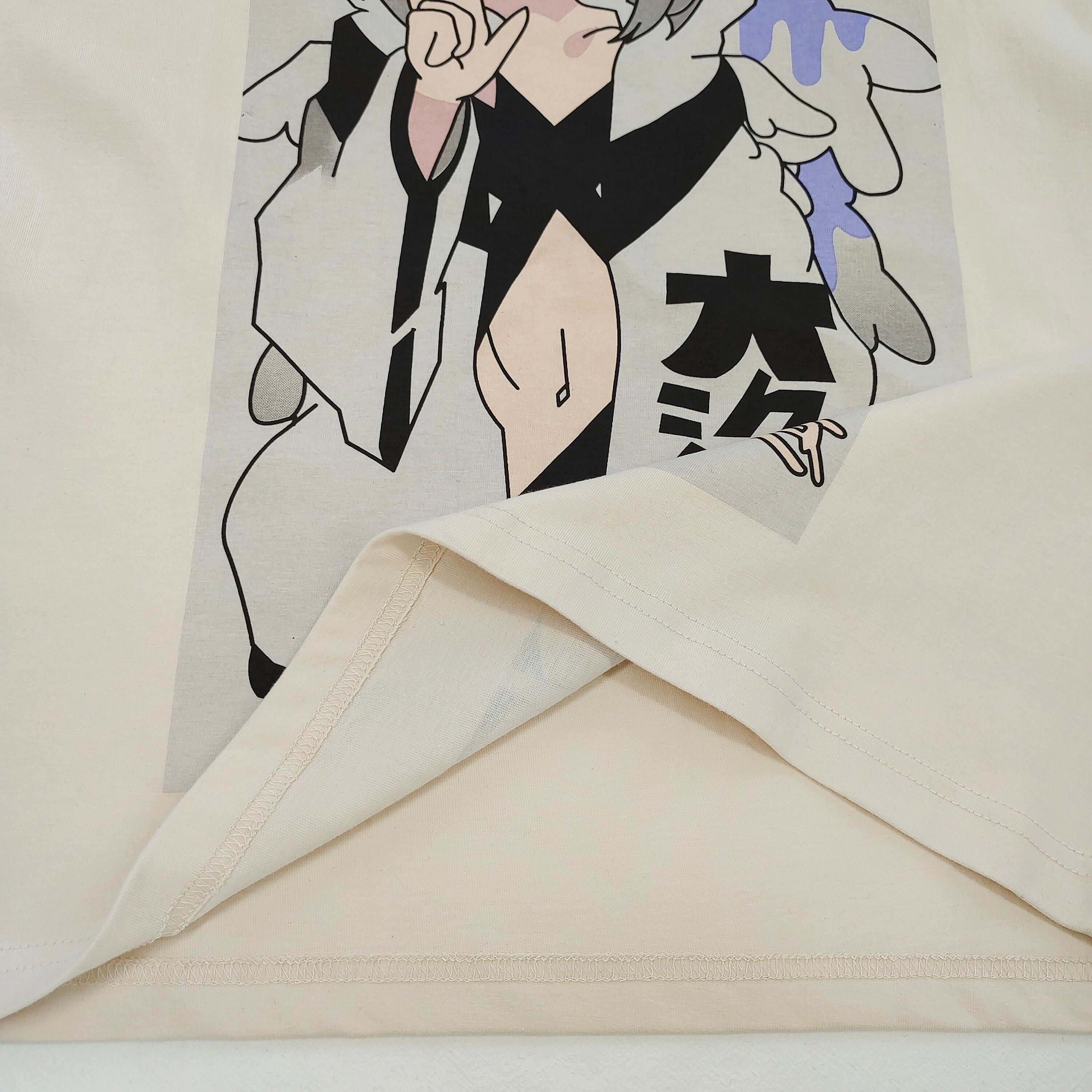 Oversized Graphic T-Shirt Teens Anime Style Short Sleeve Cotton Tee Japanese manga top