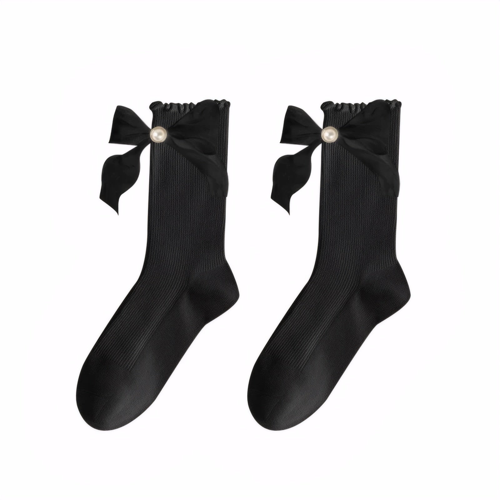 kawaii socks, lolita socks, bow socks for girls, Mary Jane socks, summer socks, thin cotton socks, JK style socks, frilly socks, ruffle socks