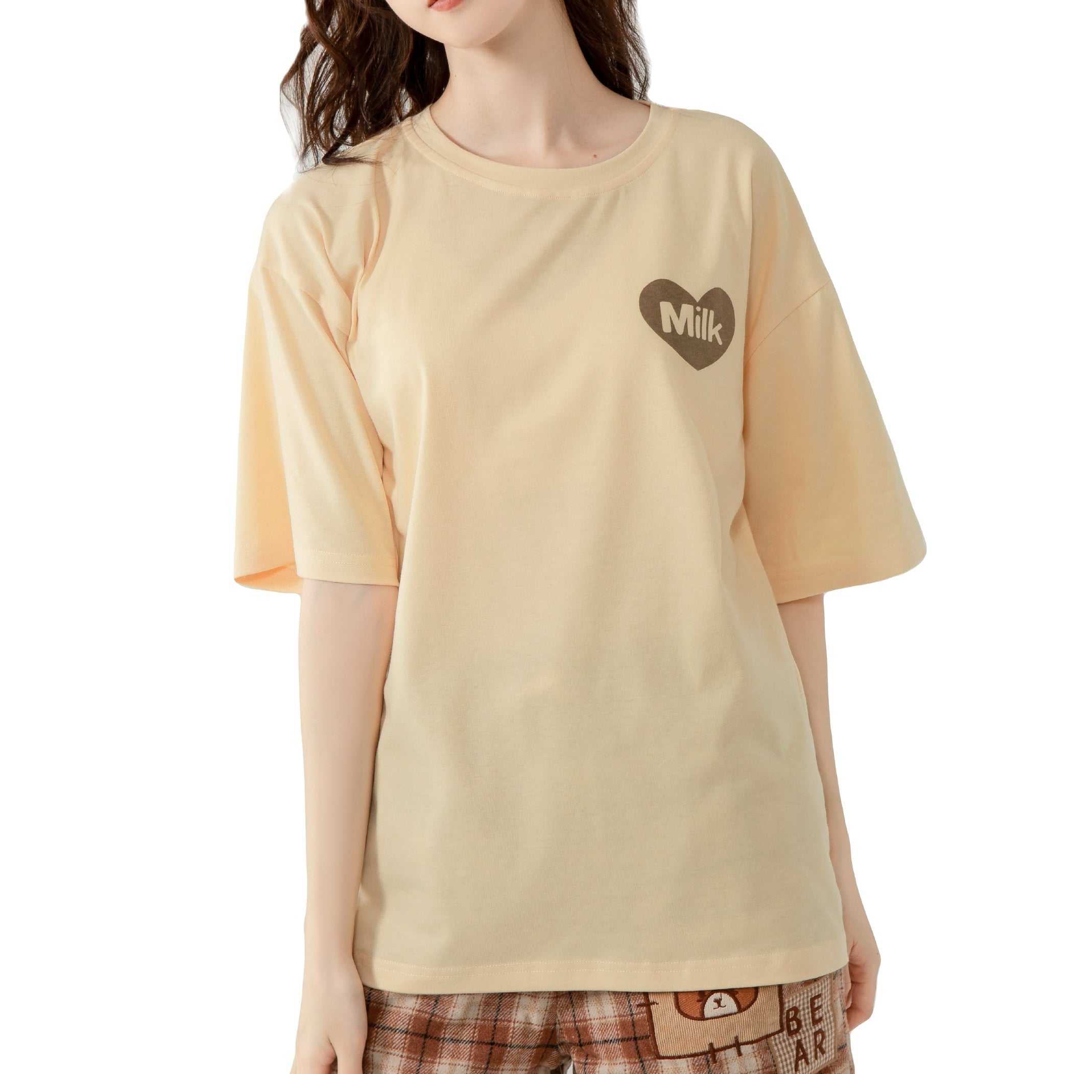 kawaii t-shirt Japanese graphic tee Harajuku milk print shirt