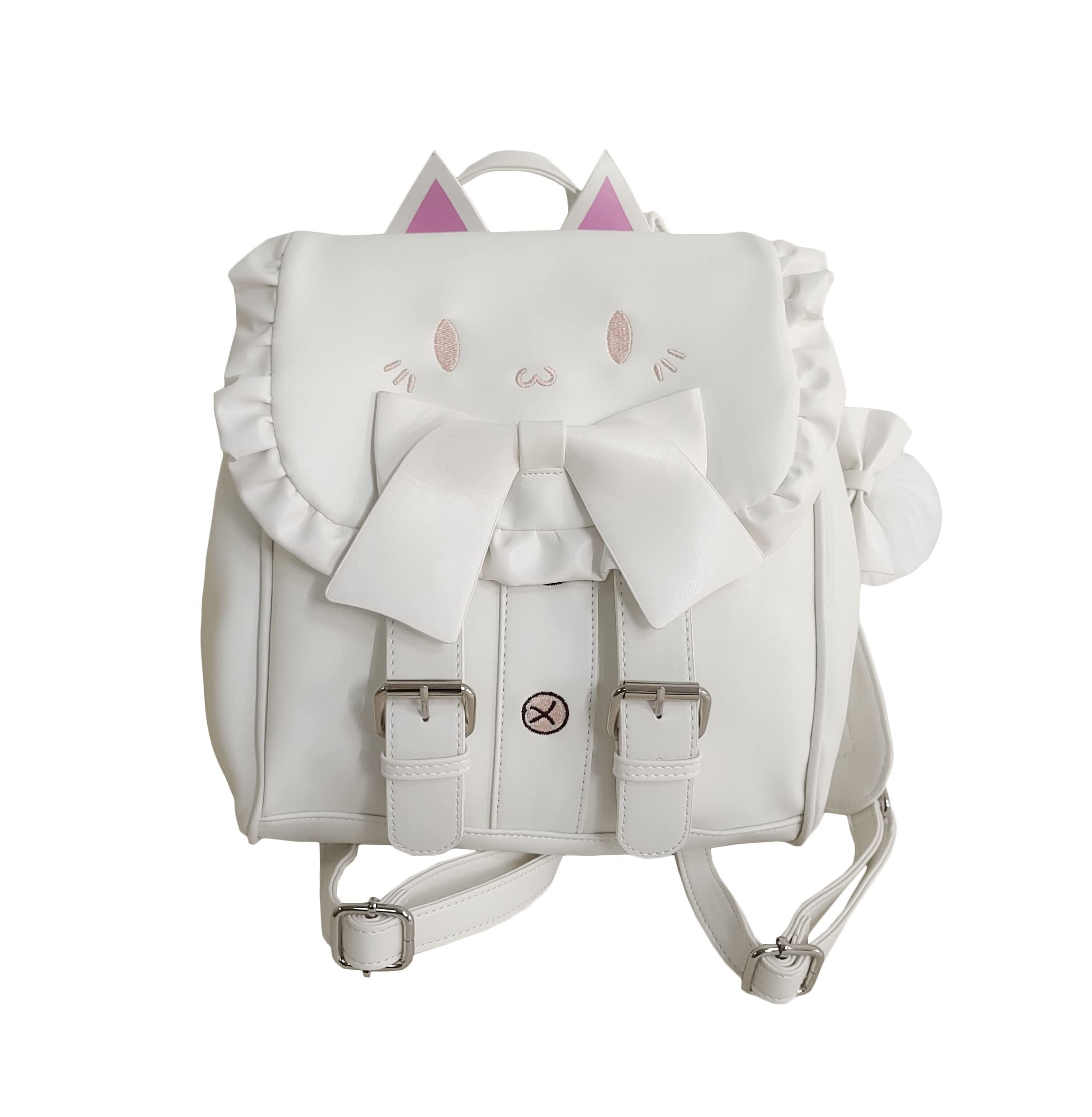 Cute soft Durable PU leather with Waterproof function strap backpack for female student