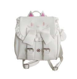 Cute soft Durable PU leather with Waterproof function strap backpack for female student
