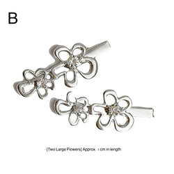 Kawaii Crystal Hair Clips for Girls – Cute Star, Butterfly, Heart, Bow, Flower Barrettes – Korean Style Metal Hair Accessories
