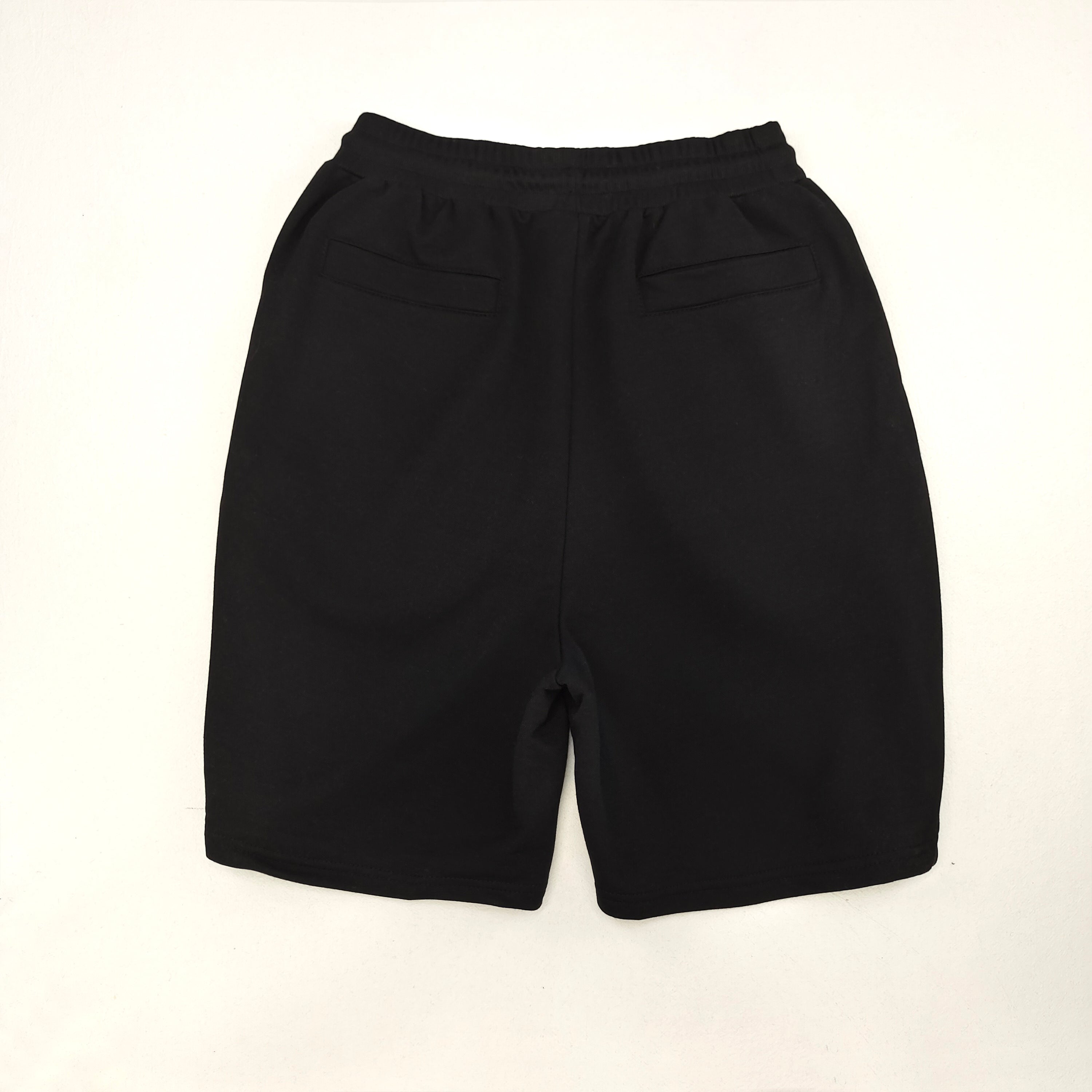 Men Women Gothic Streetwear Black Layered Shorts with Cat Print Leggings Egyptian Style