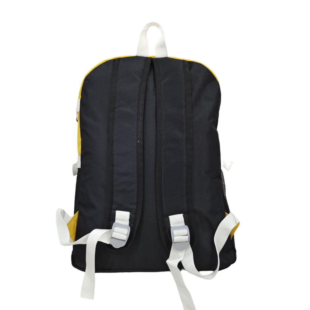 Large Capacity Yellow Backpack Multipurpose School Bag Laptop Travel Bookbag for Teens