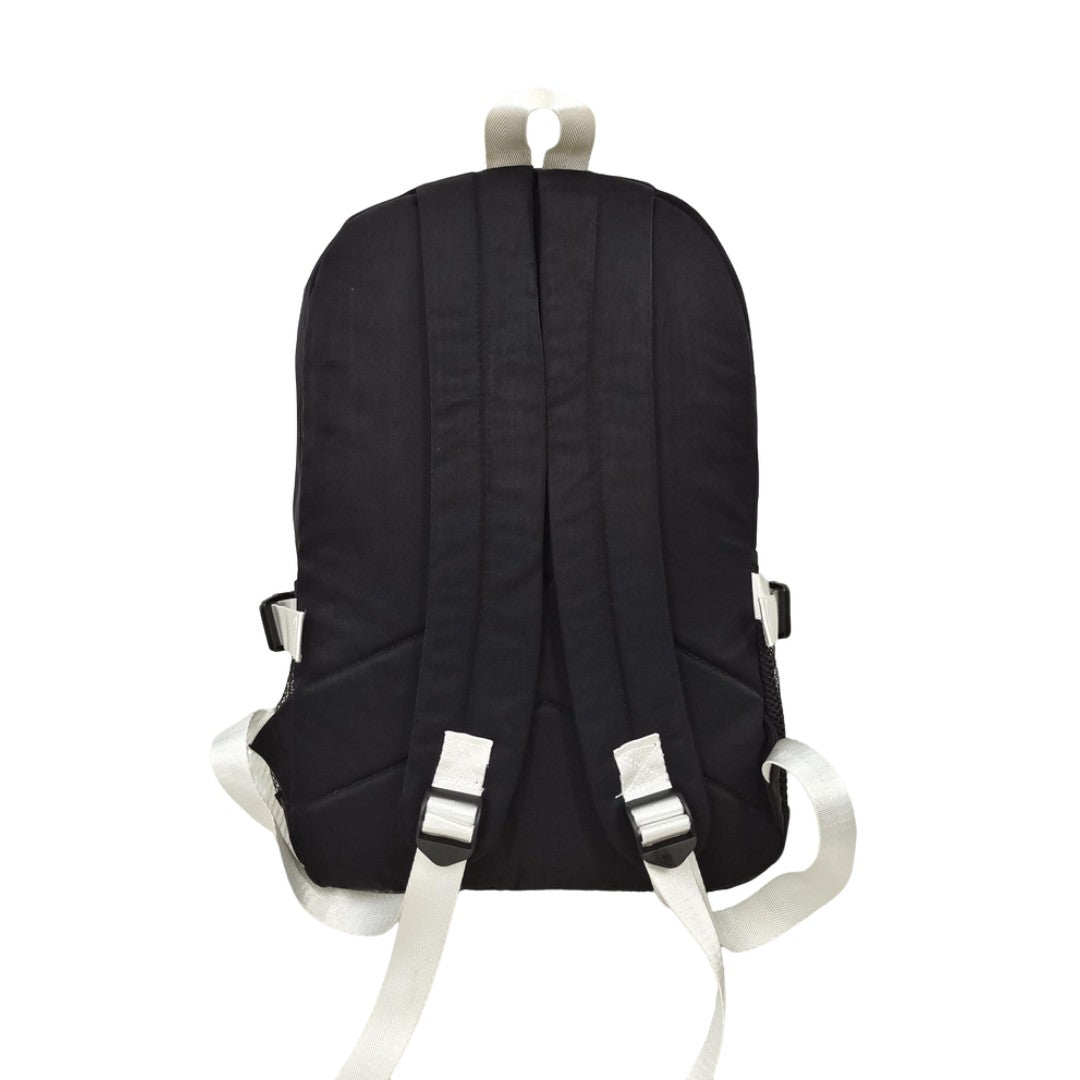 Classic Black Backpack for Teens Student Lightweight Travel School Laptop Bag Unisex