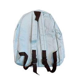 Kawaii Blue Anime Backpack with Expression Print & Pouch Cute School Bag with UwU Face