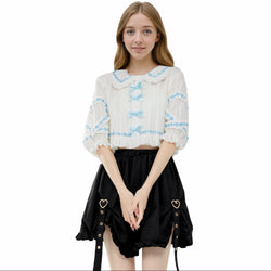 lovely cute girls middle soft summer shirt special design