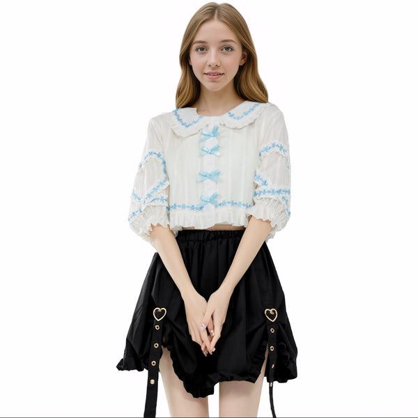 lovely cute girls middle soft summer shirt special design