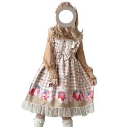 Puff Sleeve Ruffle Layered Aesthetic Fairy Outfit