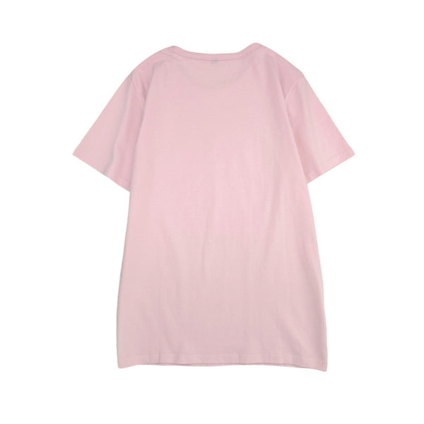 Cartoon bunny sleep graphic short sleeve cotton shirt