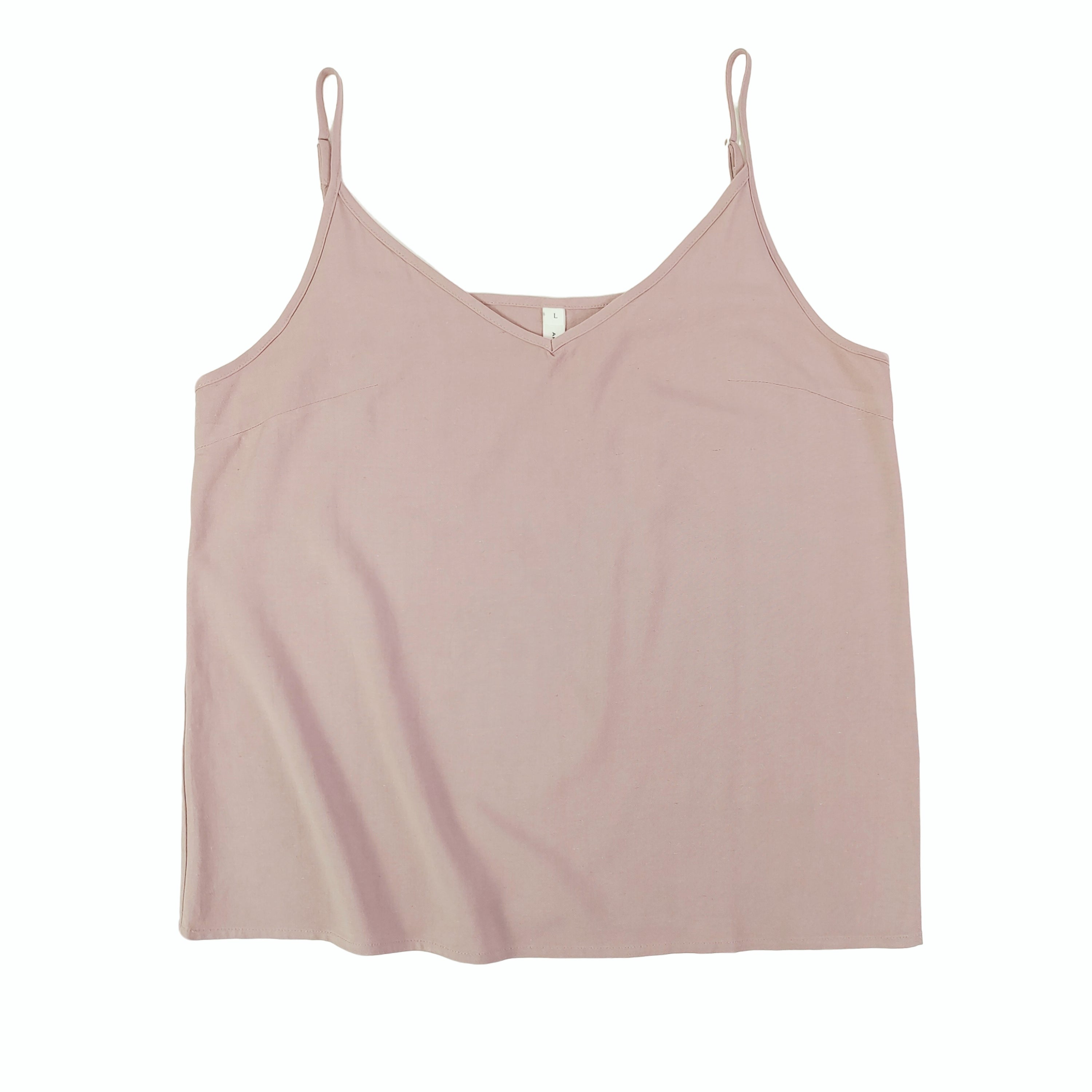 Women’s Summer Linen V-Neck Camisole Tank Top Loose Casual Elegant Sleeveless Blouse