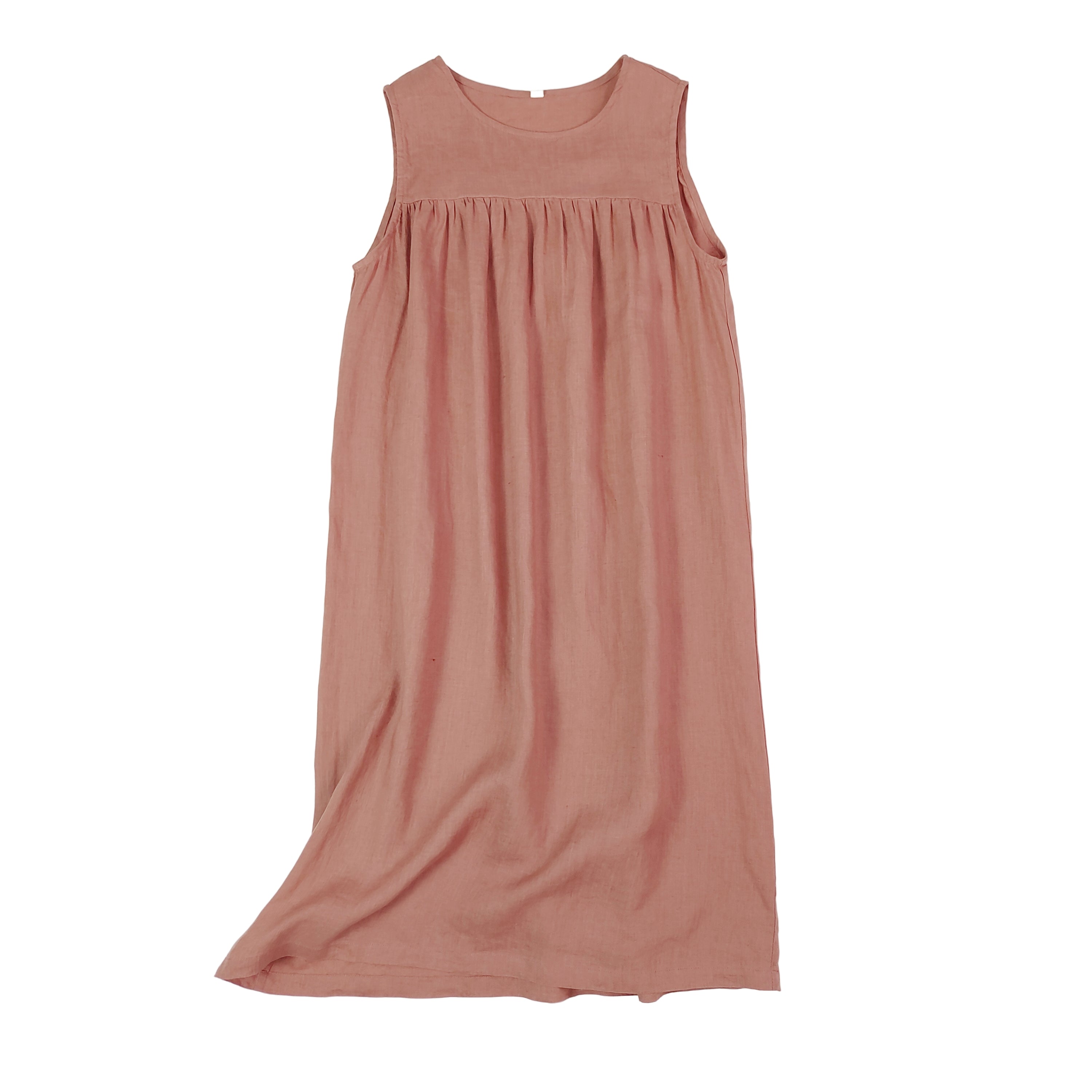 Casual summer linen loungewear sleeveless nightdress