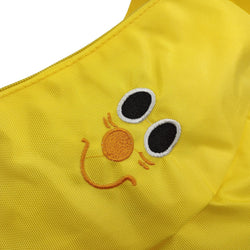 Kawaii Yellow Banana Crossbody Bag with Smiling Face Cute Novelty Shoulder Bag