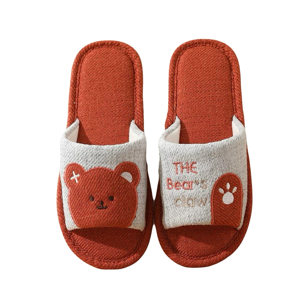 soft bottom slippers home footwear cute gift for her red women shoes