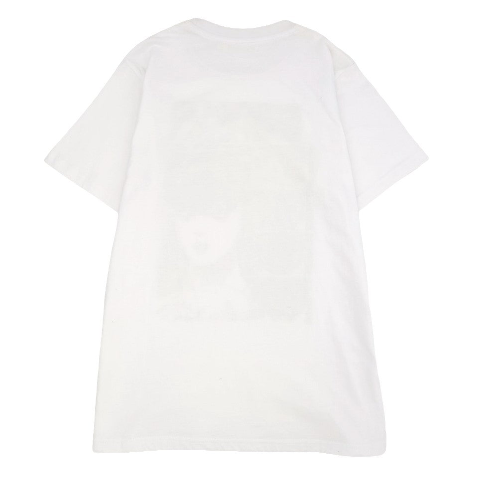 Creepy spiral eye girl graphic cotton short sleeve tee