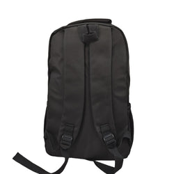 Black Jfashion Cat Ear Backpack with White Plush Charm Cute Kitty Face Schoolbag
