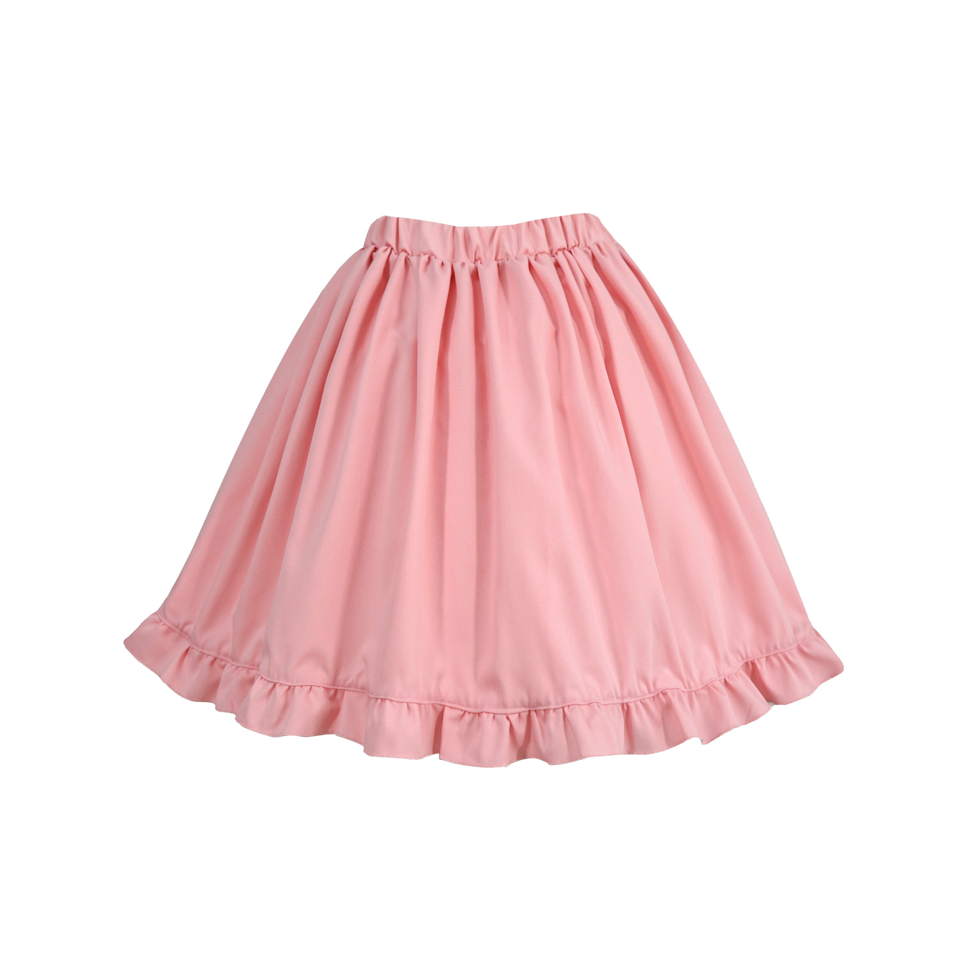 Ruffle hem short skirt for teen girls, soft pastel and gothic styles