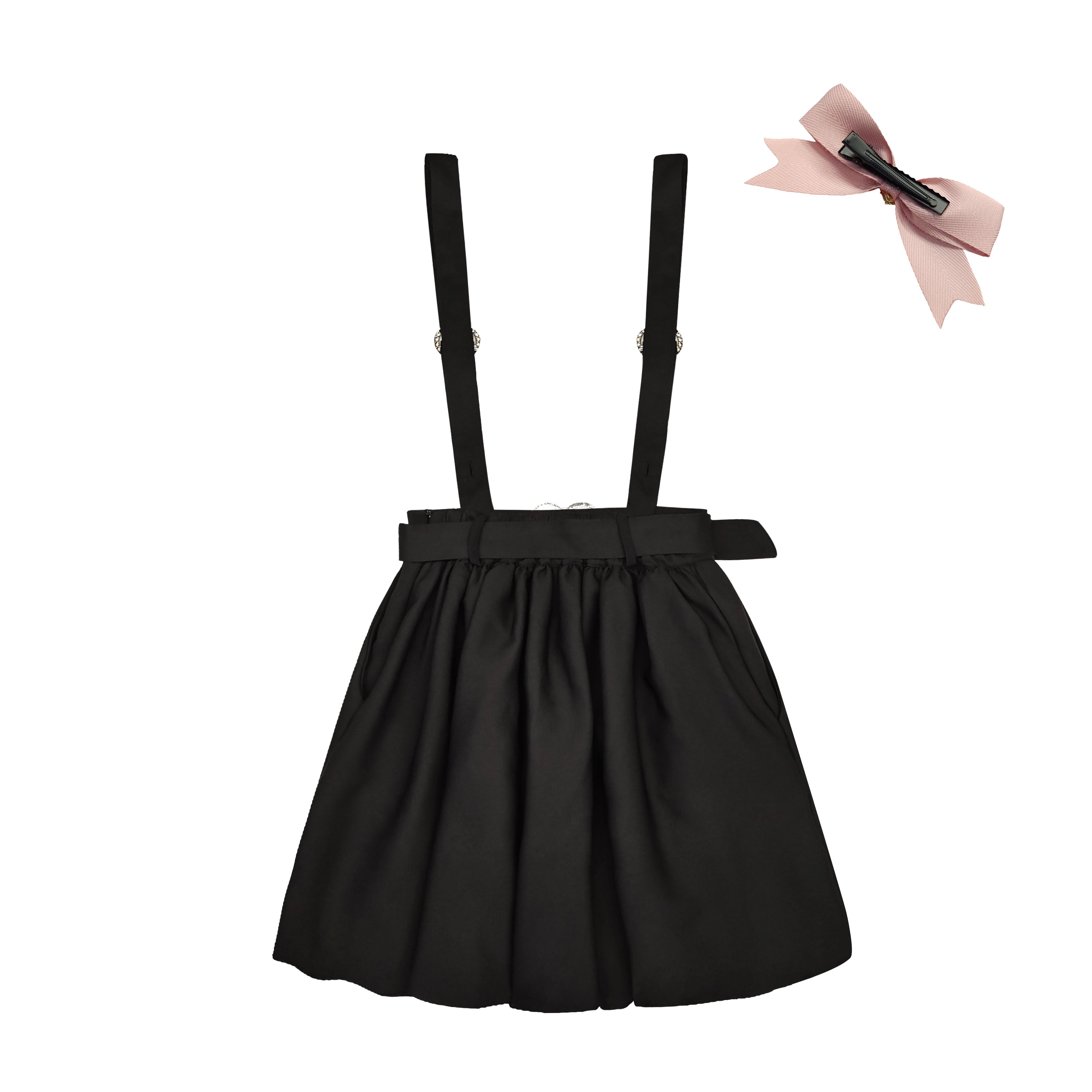 kawaii gothic lolita suspender skirt heart buckle cute style harajuku girl outfit cosplayskirt