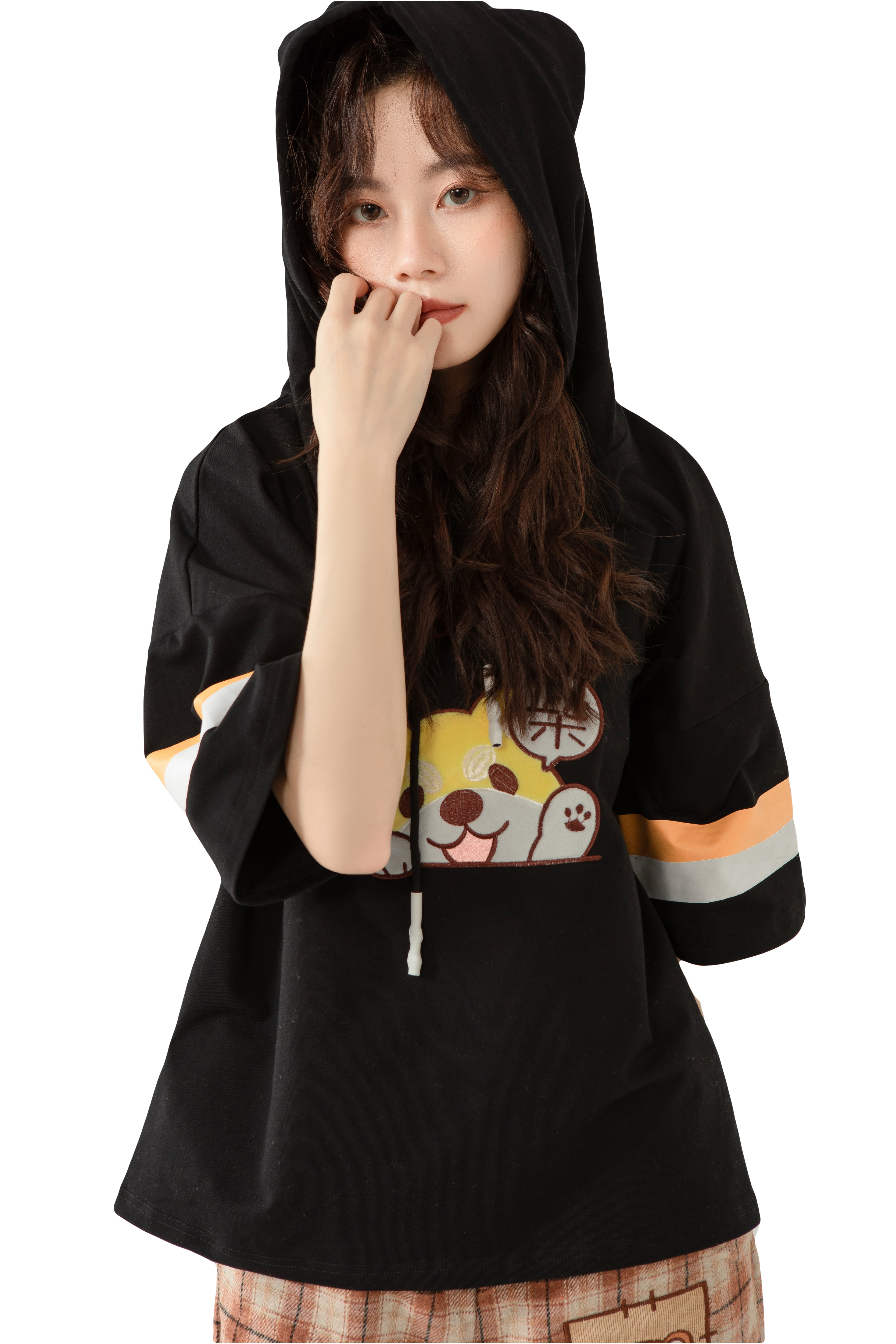 harajuku fashion top lolita casual shirt, puppy graphic shirt