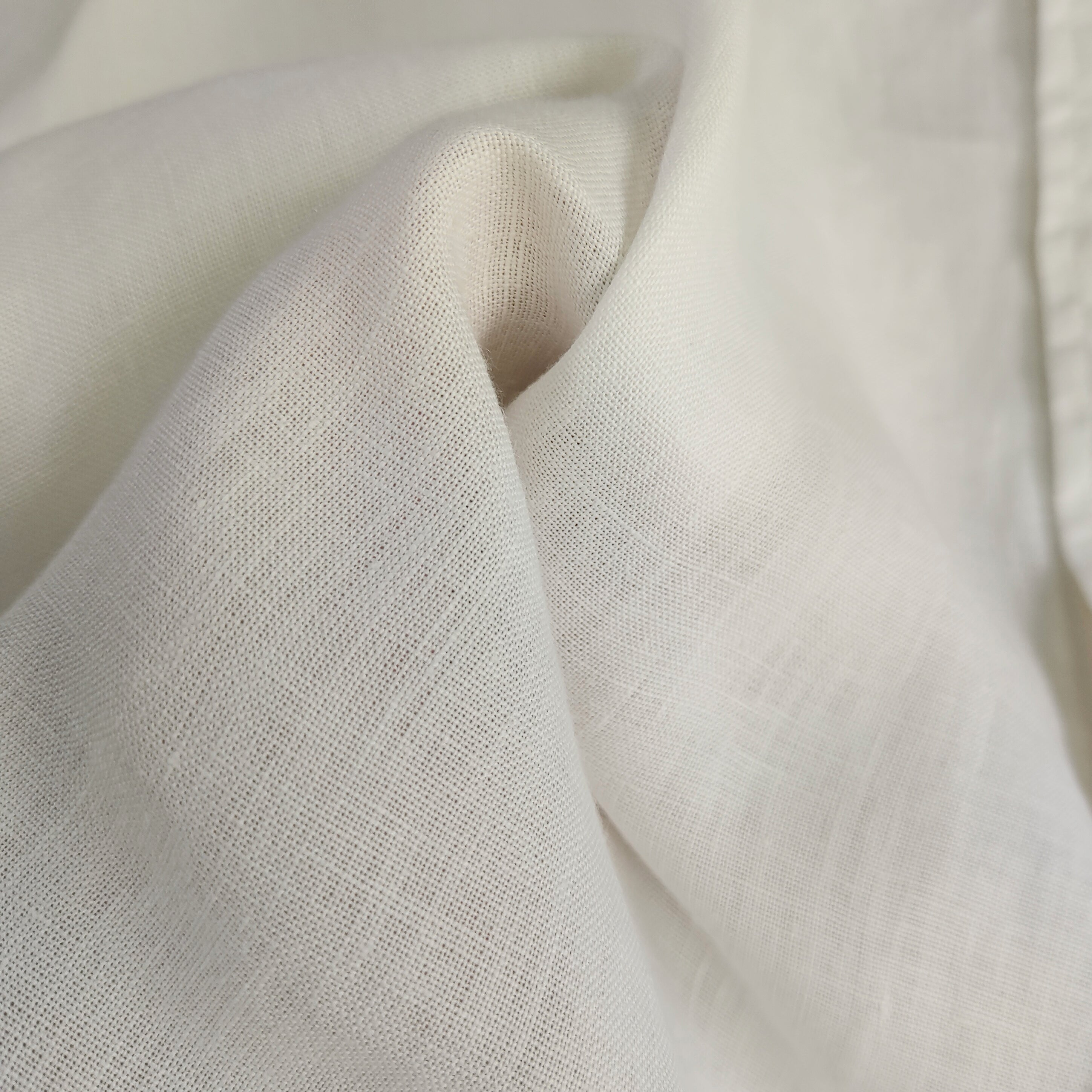 Stand Collar Pure Linen Long Sleeve Shirt Breathable Han Hemp Linen Casual Loose Fit Basic Top