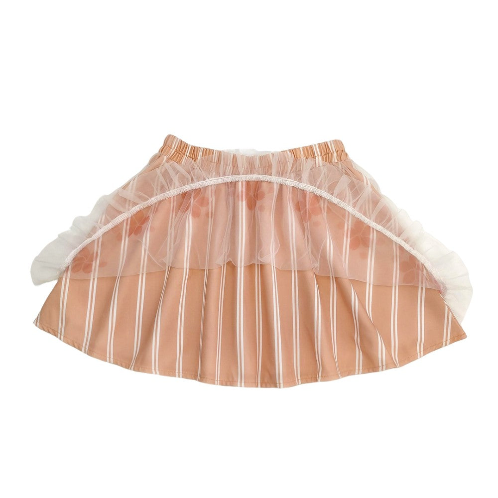 Kawaii Harajuku style mini skirt with sakura flower print